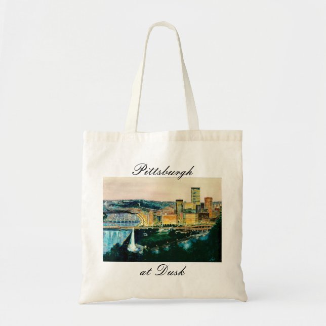 Pittsburgh at Dusk Tote Bag (Front)