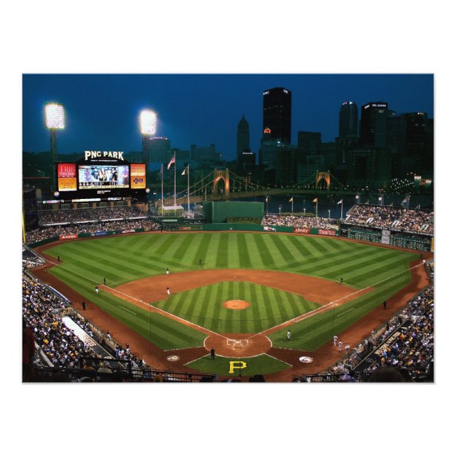 Pittsburgh Baseball at Night  Photo Print (Front)