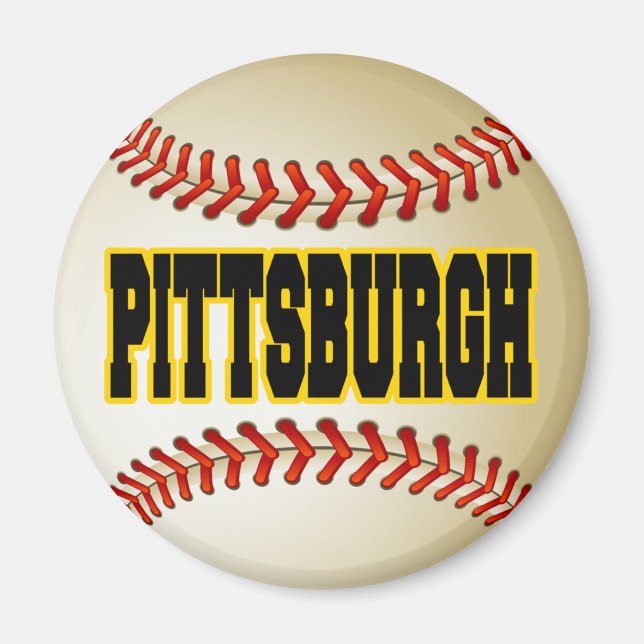 PITTSBURGH BASEBALL MAGNET (Front)