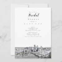Pittsburgh Bridal Shower Invitation