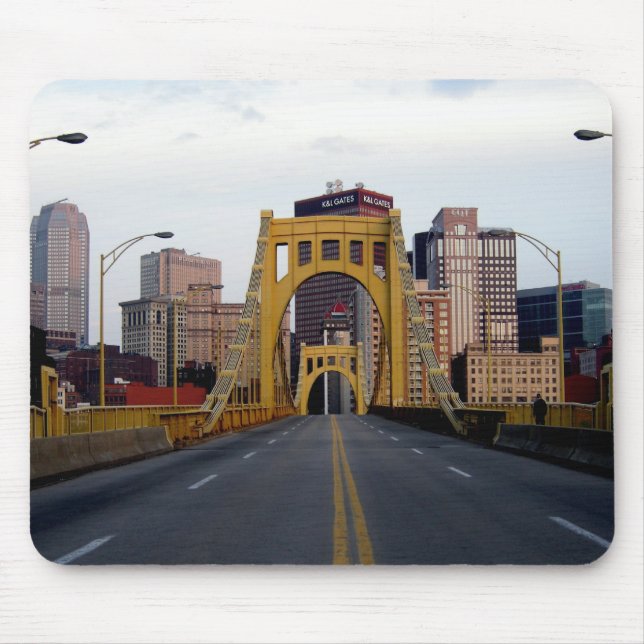 pittsburgh Bridge Mouse Mat (Front)