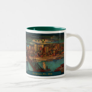 Pittsburgh By Moonlight Coffee Mug
