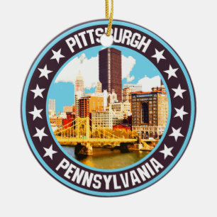 Pittsburgh                                         ceramic tree decoration