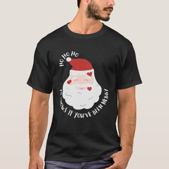 Pittsburgh Christmas He Knows If You ve Been Jagof T-Shirt (Front)