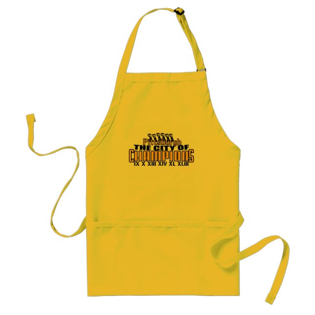 Pittsburgh City of Champions Apron BBQ (Front)