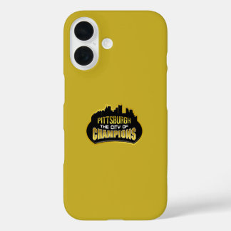 Pittsburgh City of Champs iPhone 16 Case