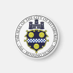 Pittsburgh city seal magnet
