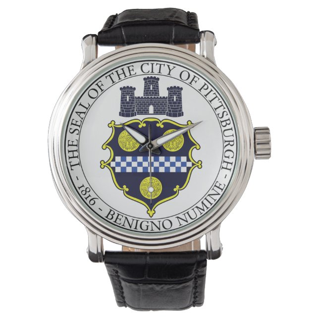 Pittsburgh city seal watch (Front)