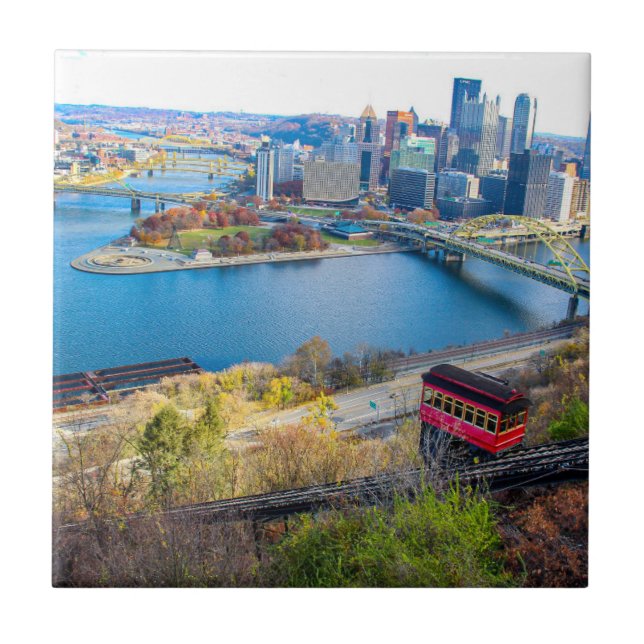 Pittsburgh Cityscape Tile (Front)