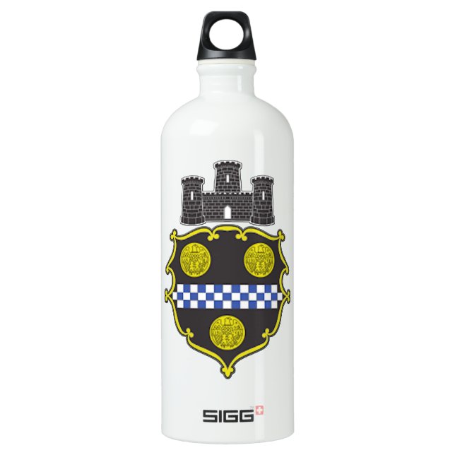 Pittsburgh Coat of Arms Water Bottle (Front)