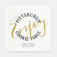 Pittsburgh Cookie Table Favour Bag