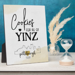 Pittsburgh Cookie Table Sign Plaque