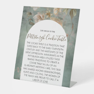 PITTSBURGH COOKIE TABLE SIGN WEDDING
