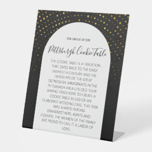 PITTSBURGH COOKIE TABLE SIGN WEDDING
