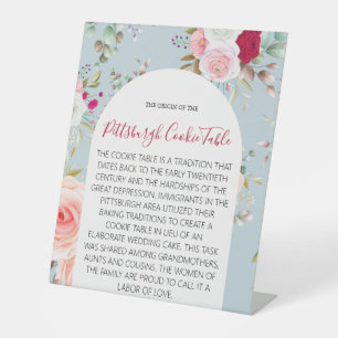 PITTSBURGH COOKIE TABLE SIGN WEDDING