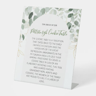 PITTSBURGH COOKIE TABLE SIGN WEDDING
