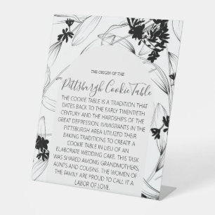 PITTSBURGH COOKIE TABLE SIGN WEDDING