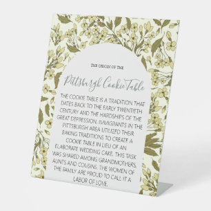 PITTSBURGH COOKIE TABLE SIGN WEDDING