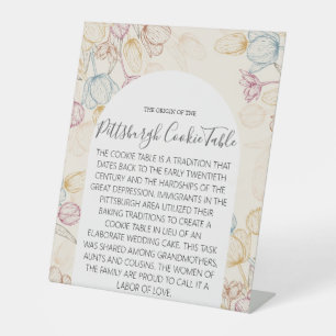 PITTSBURGH COOKIE TABLE SIGN WEDDING