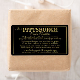 Pittsburgh Cookie Table Thing Poem Label