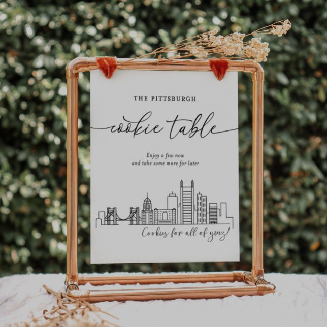 Pittsburgh Cookie Table Wedding Sign (Creator Uploaded)