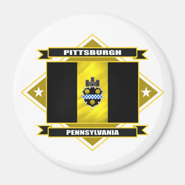 Pittsburgh Diamond Magnet (Front)