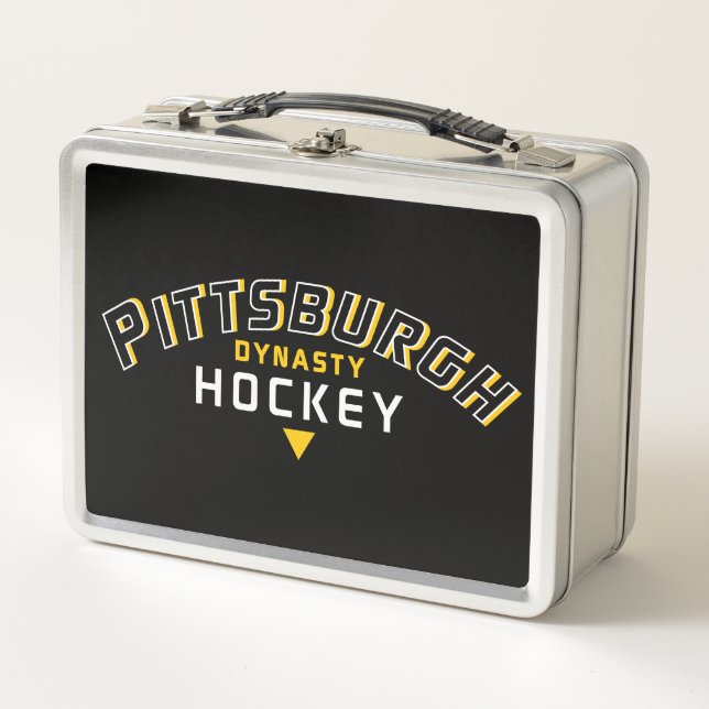 Pittsburgh Dynasty Hockey Lunch Box (Front)