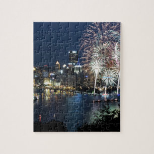 Pittsburgh Fireworks Jigsaw Puzzle