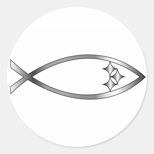 Pittsburgh Fish Classic Round Sticker (Front)