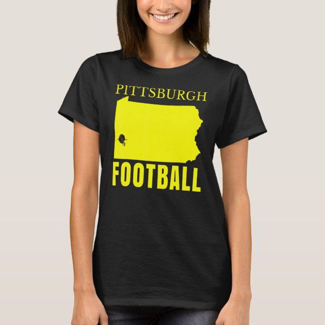 Pittsburgh Football Fan The Burgh Pennsylvania Tea T-Shirt (Front)