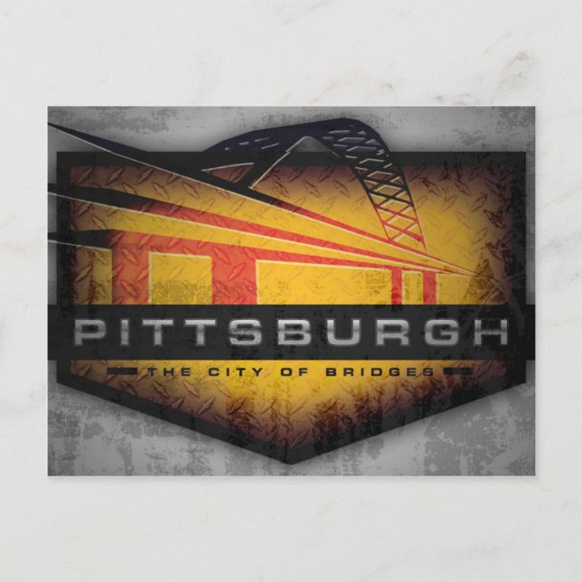 Pittsburgh Fort Pitt Bridge Postcard (Front)