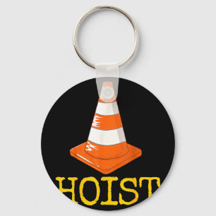 Pittsburgh hoist the traffic cone  key ring