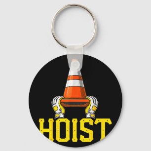 Pittsburgh hoist the traffic cone  key ring
