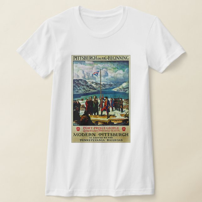 Pittsburgh in the Beginning T-Shirt (Laydown)