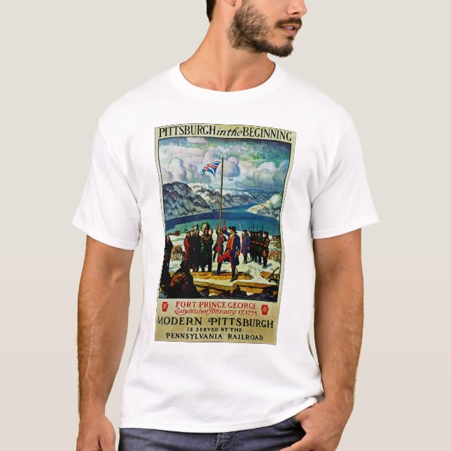 Pittsburgh in the Beginning T-Shirt (Front)