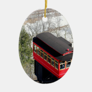 Pittsburgh Incline Plane Ceramic Tree Decoration