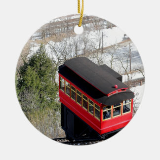 Pittsburgh Incline Plane Ceramic Tree Decoration