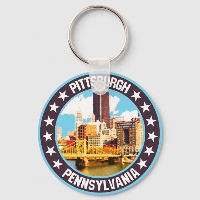 Pittsburgh                                         key ring (Front)