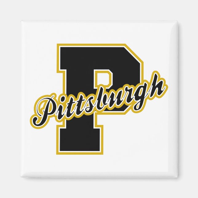 Pittsburgh Letter Magnet (Front)