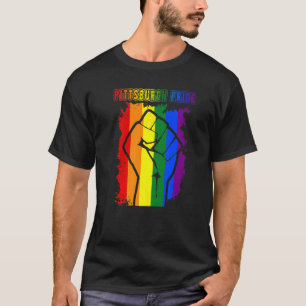 Pittsburgh Lgbt Pride Month Lgbtq Rainbow Flag For T-Shirt