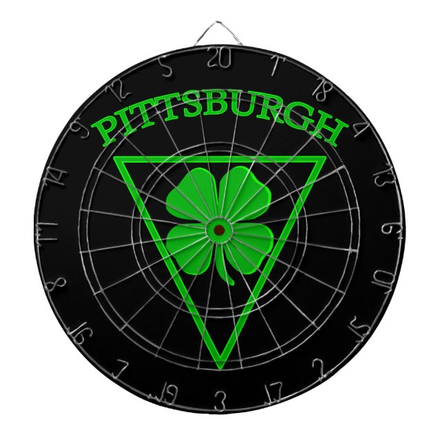 Pittsburgh Luck Dartboard (Front)