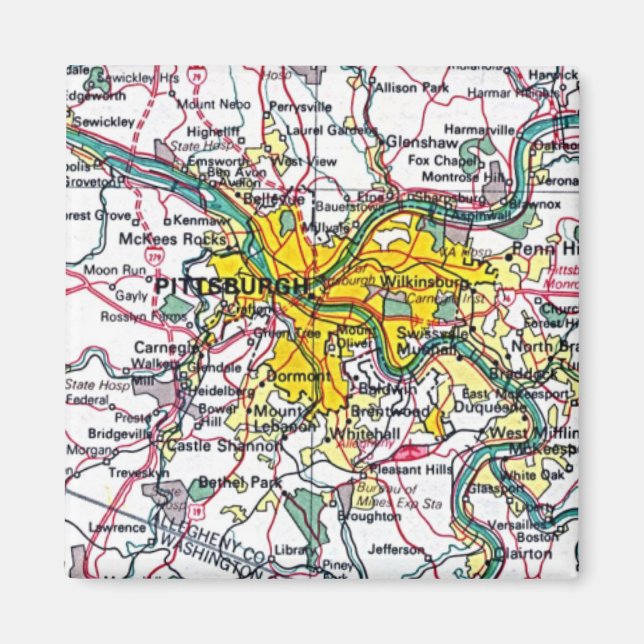 Pittsburgh Magnet (Front)
