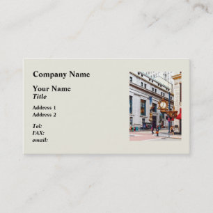 Pittsburgh PA - Corner of Smithfield and Fifth Business Card