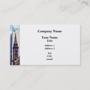 Pittsburgh PA Smithfield St Near Smithfield Church Business Card