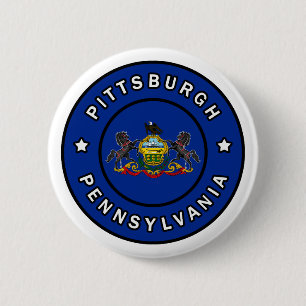 Pittsburgh Pennsylvania 6 Cm Round Badge
