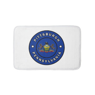 Pittsburgh Pennsylvania Bath Mat