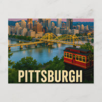 Pittsburgh Pennsylvania Bridges Travel Souvenir