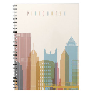 Pittsburgh, Pennsylvania City Skyline Notebook