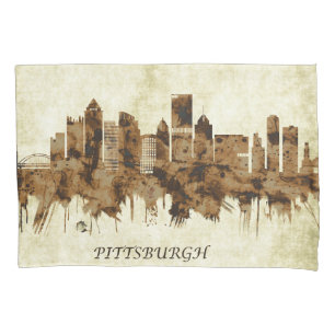 Pittsburgh Pennsylvania Cityscape Pillowcase