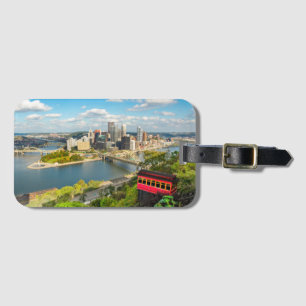 Pittsburgh Pennsylvania Duquesne Incline Luggage Tag